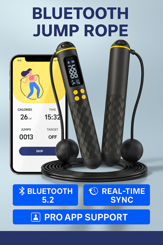 JinRuFit™ Ultimate Smart Jump Rope – LCD Counter | Dual Mode | Ships from US in 3–5 Days