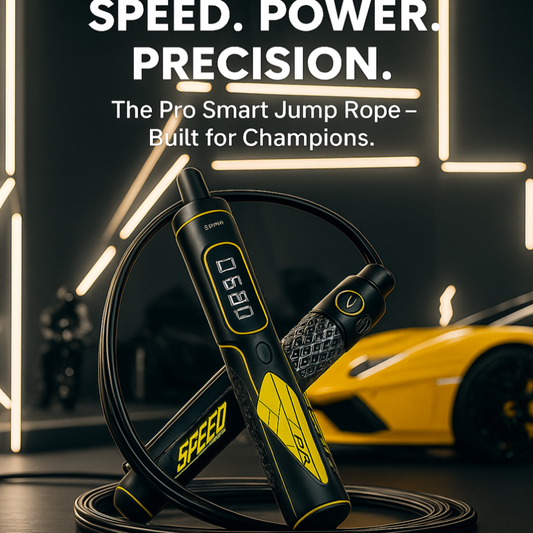 JinRuFit™ Ultimate Smart Jump Rope – LCD Counter | Dual Mode | Ships from US in 3–5 Days