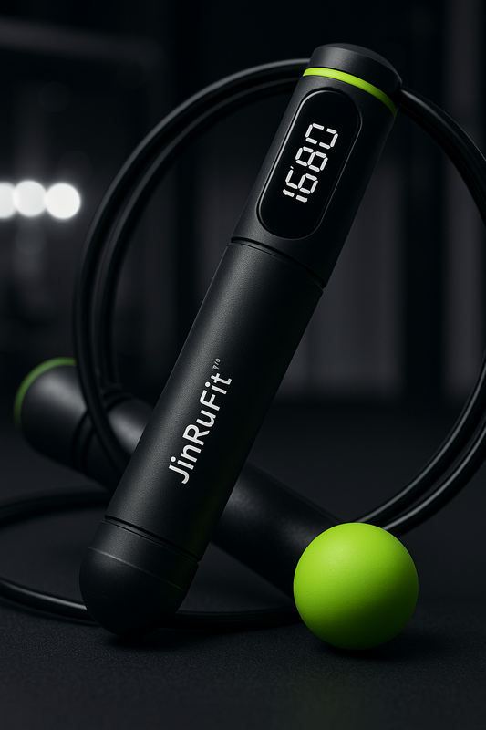 JinRuFit™ Ultimate Smart Jump Rope – LCD Counter | Dual Mode | Ships from US in 3–5 Days