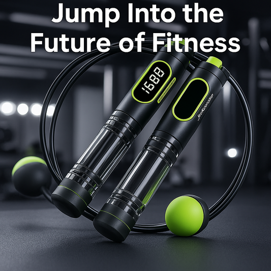 JinRuFit™ Ultimate Smart Jump Rope – LCD Counter | Dual Mode | Ships from US in 3–5 Days