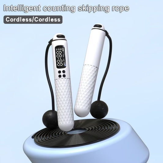 JinRuFit™ Ultimate Smart Jump Rope – LCD Counter | Dual Mode | Ships from US in 3–5 Days