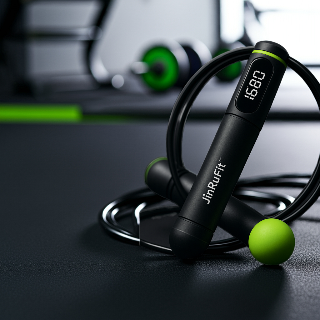 JinRuFit™ Ultimate Smart Jump Rope – LCD Counter | Dual Mode | Ships from US in 3–5 Days
